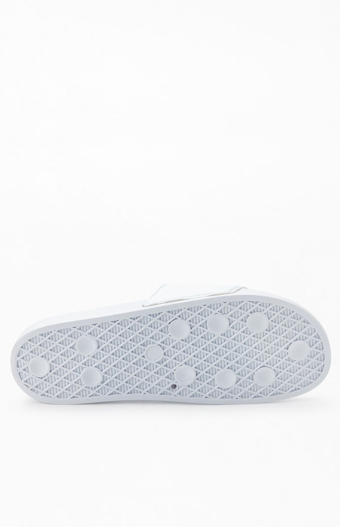 x Playboy White Slide Sandals