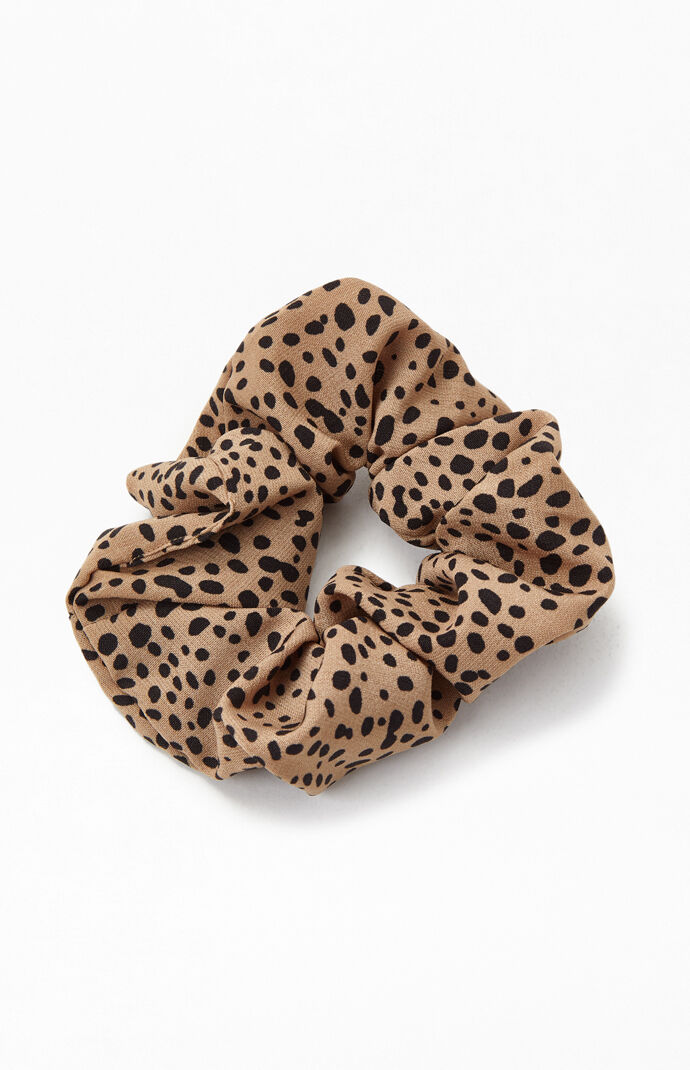 Leopard Print Single Scrunchie