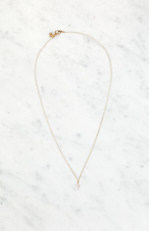 Mini Cross Necklace image number 1
