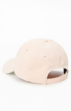 Pink NY Yankees Corduroy Dad Hat image number 3