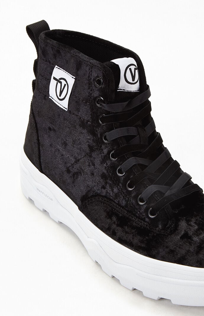 Vans Crushed Velvet Sentry Hi WC Sneakers PacSun