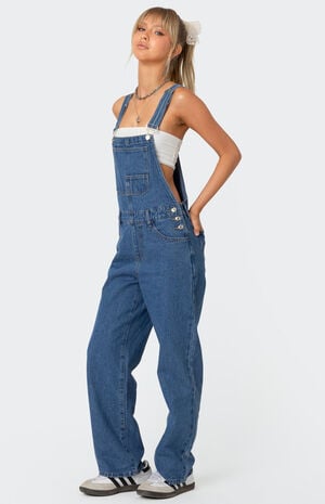 Rosemary Denim Overalls image number 3