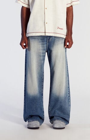 Dark Indigo Tinted Extreme Baggy Jeans