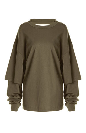 Organic Forest Night Hugh Long Sleeve T-Shirt image number 2