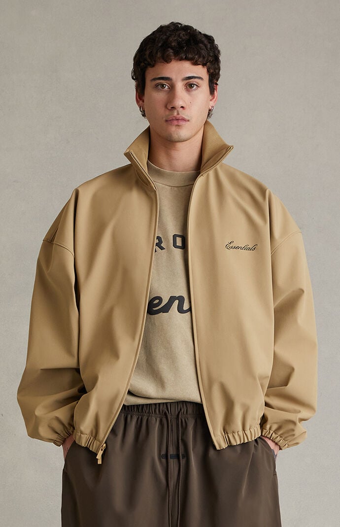 Fear of God ESSENTIALS Dune Signature Full Zip Track Jacket
