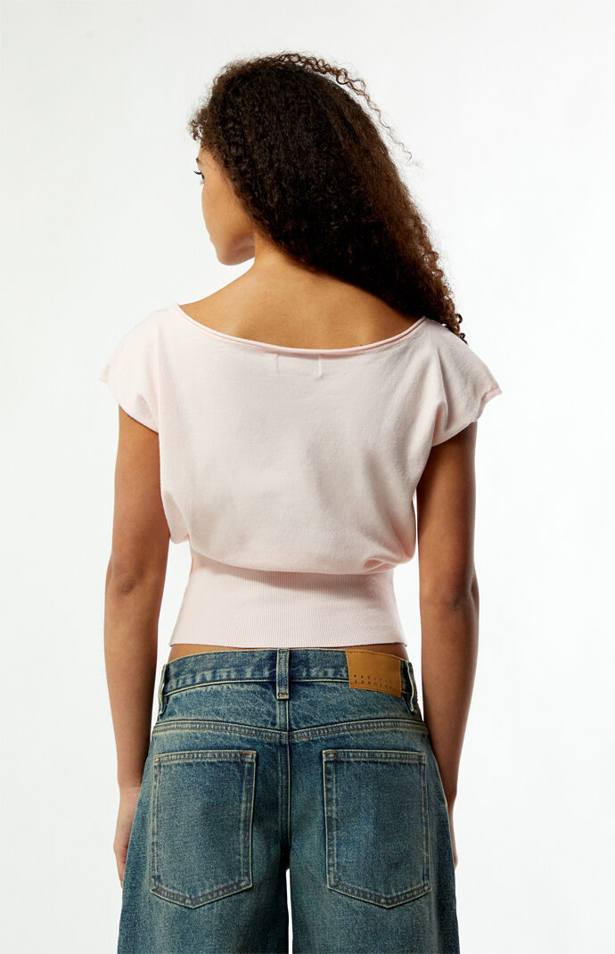 Your Favorite Eva Short Sleeve Sweater T-Shirt