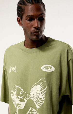 Angel Globe Relaxed Boxy T-Shirt image number 5