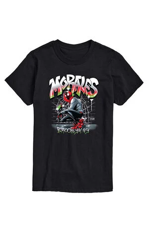 Marvel Spider-Man Miles Morales Spray Paint T-Shirt image number 1