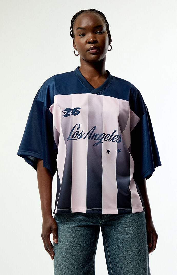 Pacsun LA Short Sleeve Oversized Soccer Jersey