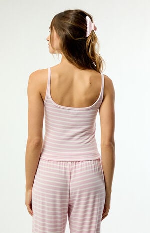 Lounge Striped Tank Top image number 4