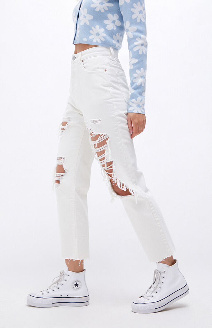 White jeans shop pacsun