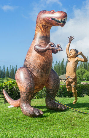 Inflatable Jumbo T-Rex Sprinkler image number 1