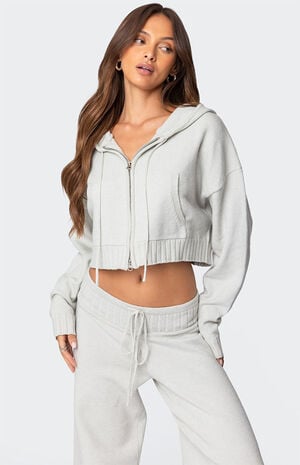 Russell Knit Hooded Cardigan