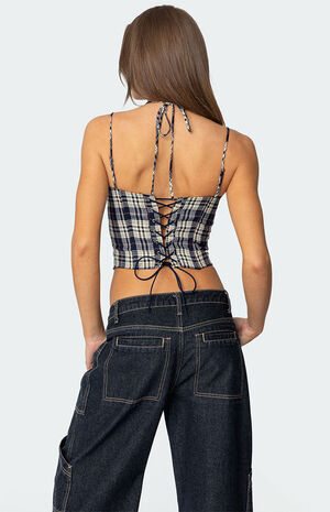 Leon Plaid Corset image number 5