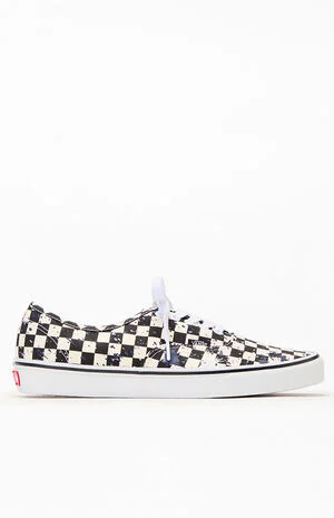 Authentic Splatter Checkerboard Shoes image number 1