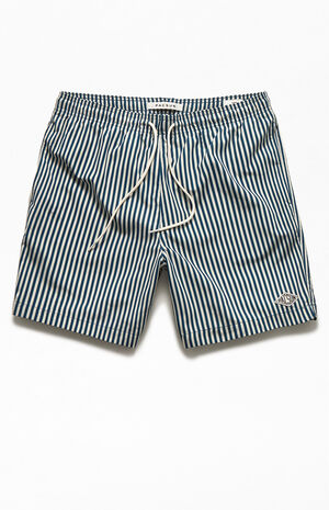 Pinstripe 17" Swim Trunks image number 1