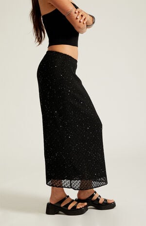Sequin Midi Skirt image number 3