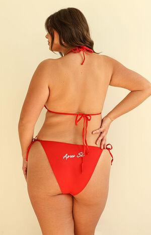 Mia Tie Side Cheeky Bikini Bottom image number 7