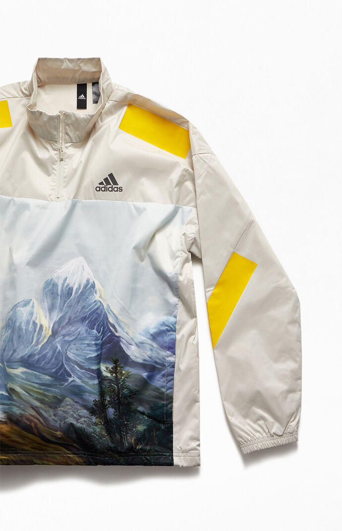 Mountain Graphic Half-Zip Sweatshirt