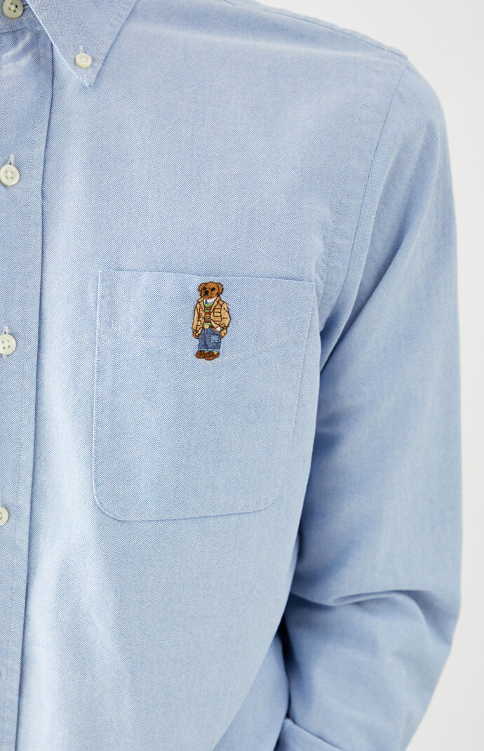 Long Sleeve Oxford Button Up Shirt