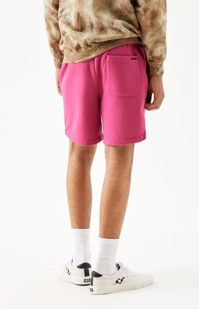 Pink Fleece Volley Shorts