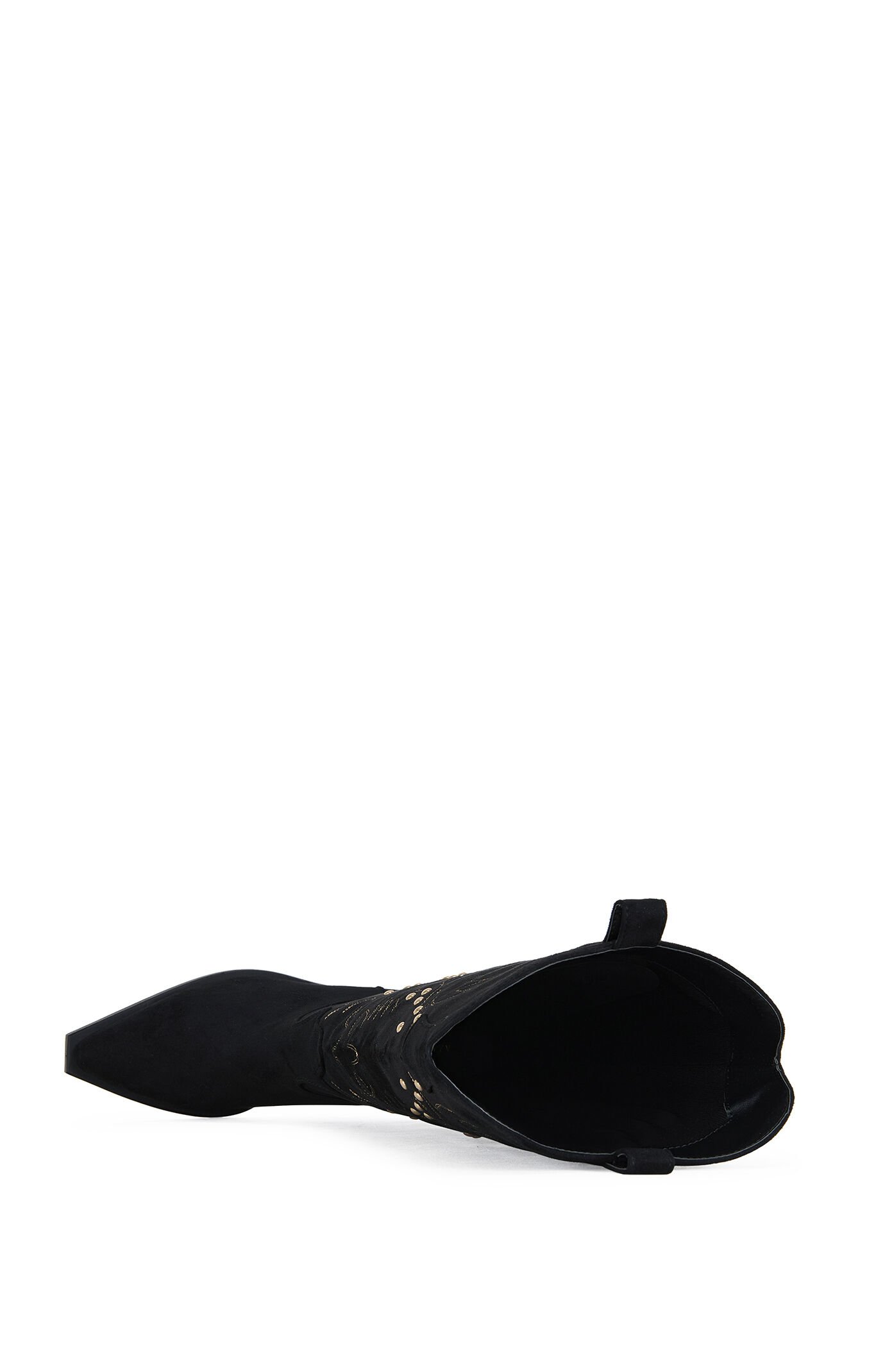 AZALEA WANG Beckett Ella Black Western Boots