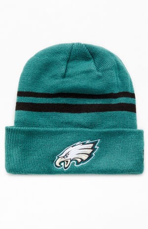 Philadelphia Eagles Striped Beanie image number 1