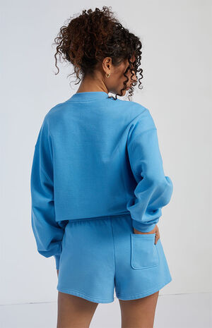 Blue Sweat Shorts image number 4