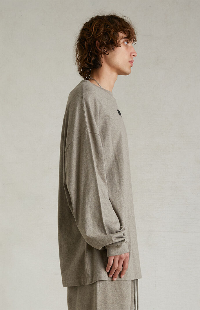 Fear of God Essentials Heather Grey Long Sleeve T-Shirt