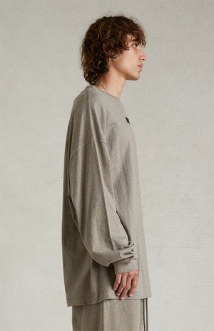 Heather Grey Long Sleeve T-Shirt image number 3