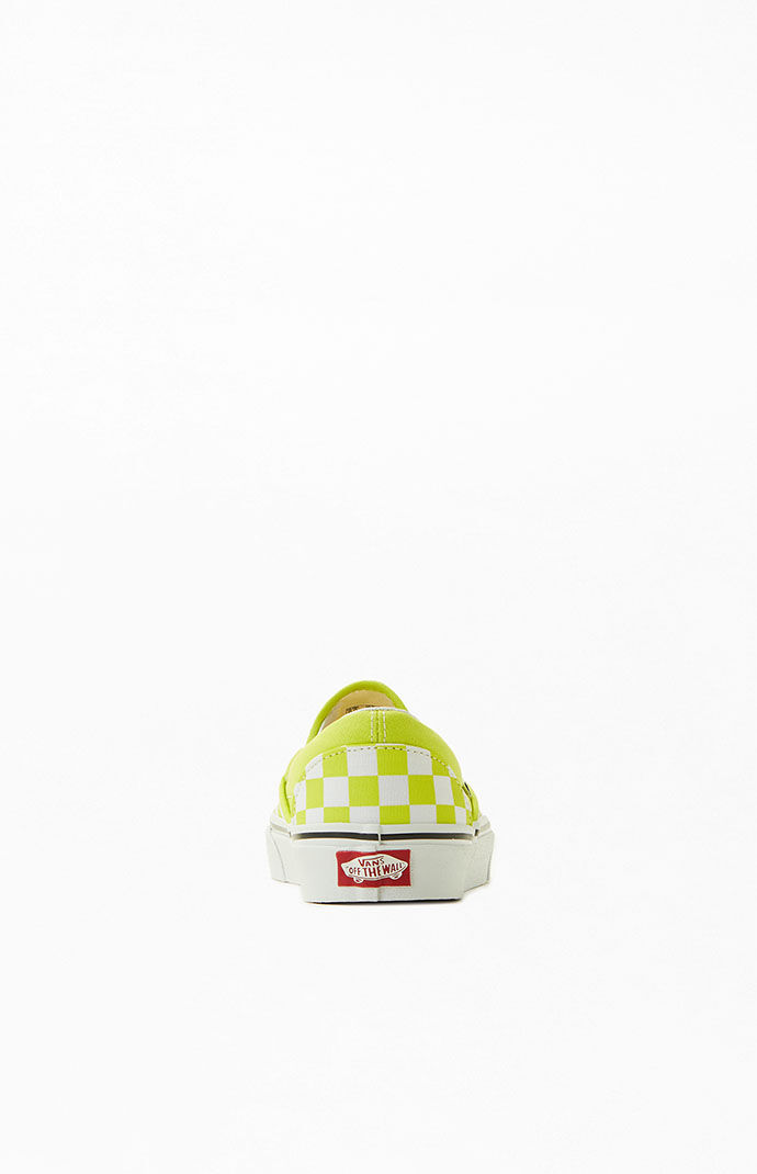 Yellow checkered vans pacsun top