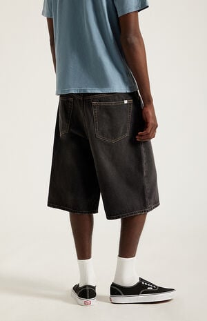 Austin Extreme&nbsp;Baggy Denim Shorts&nbsp;Washed Black image number 5