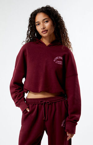 Pacific Sunwear Arch Bubble Cropped Hoodie image number 3