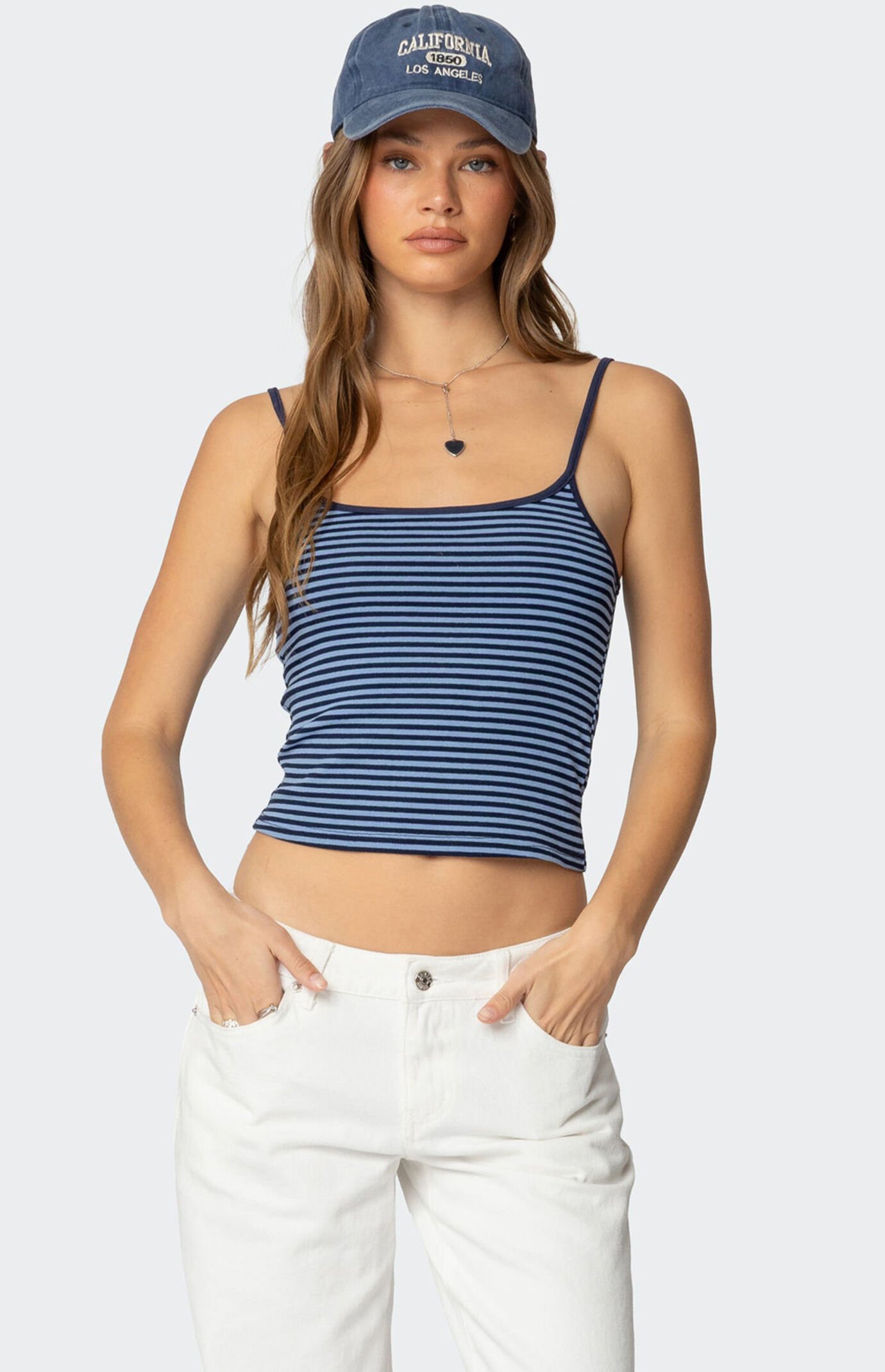 Edikted Miller Striped Tank Top