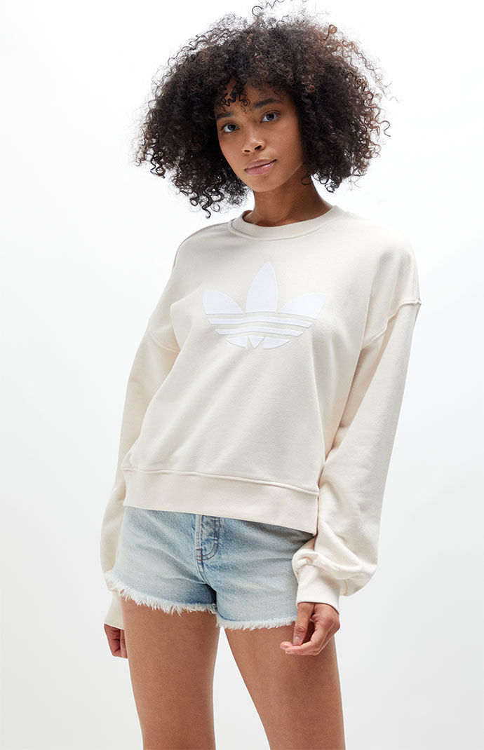 womans crew neck sweatshirt