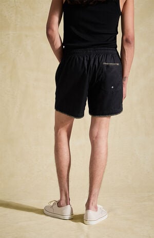 Blanket Stitched Logo Shorts image number 4