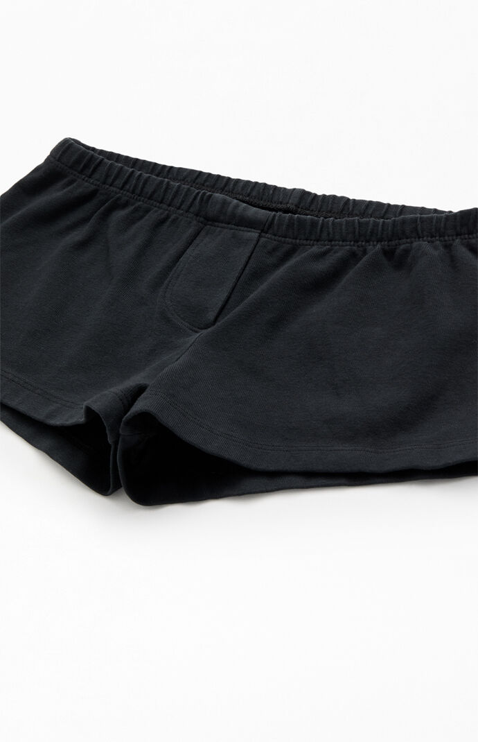 パンツ litmus JOHN BLACK TAILORED SHORTS Shorts in black denim Destroyed effect – John Richmond