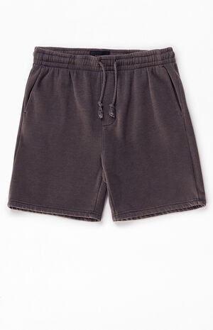 Charcoal Fleece Volley Shorts image number 1