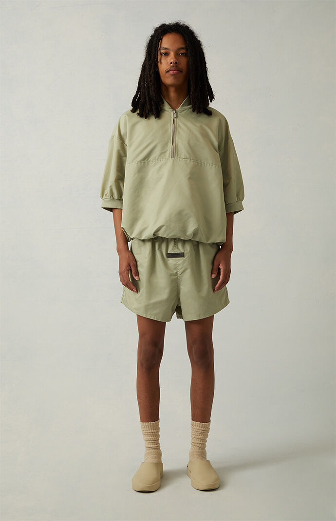 Fear of God Essentials Kids Running Short Seafoam