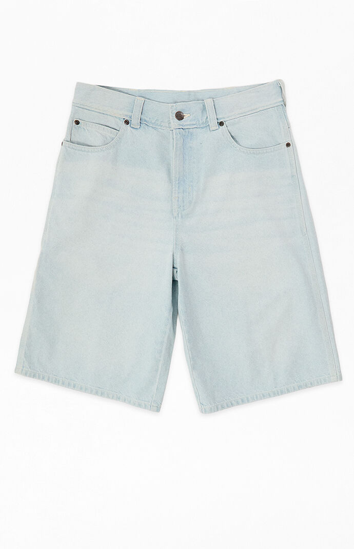 Dickies Light Blue Loose Jean Shorts