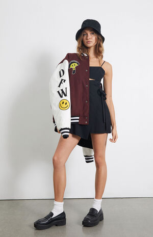 Peek-A-Boo Wrap Skort Dress image number 4