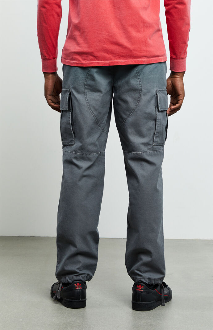 Gray Cargo Utility Pants