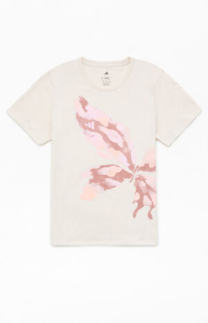 Kids Heather Oatmeal Regular Fit T-Shirt image number 1