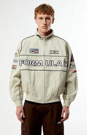 x Pacsun Las Vegas Beige Pole Position Jacket image number 1