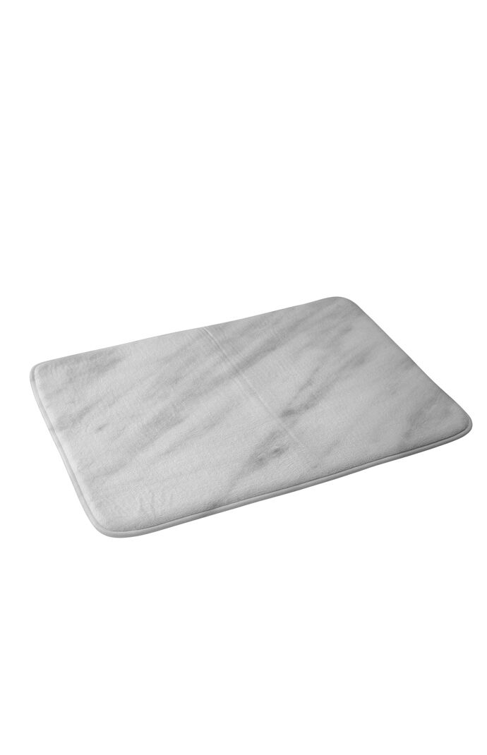 Italian Marble Carrara Memory Foam Bath Mat