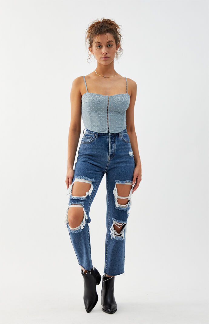 Lottie Moss Lace Corset Top at