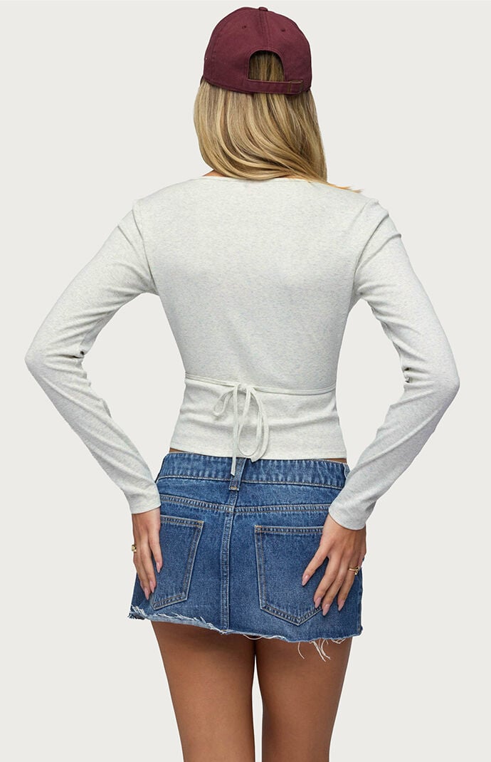 Edikted Fonteyn Wrap Top