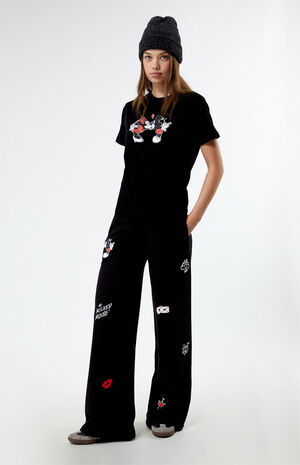 Mickey & Friends Wide Leg Sweatpants image number 1