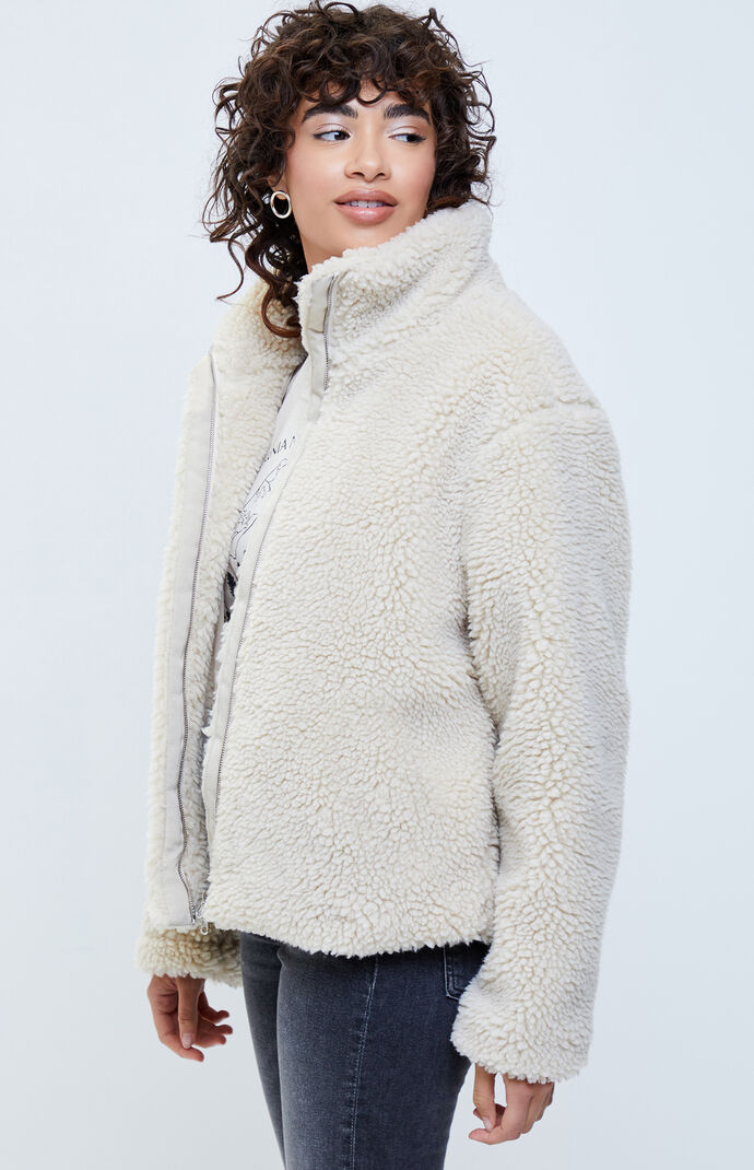 Ivory Sherpa Jacket