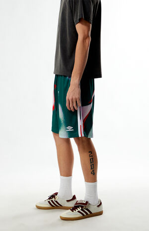 x PacSun Green Taty Mesh Shorts image number 3